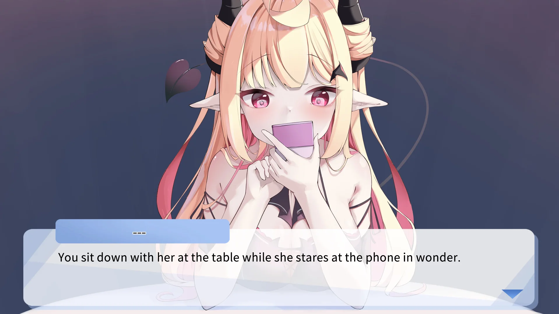My Lovable Demon gameplay screenshot 5 (Ren'Py adult game) by Pink Tea – free download