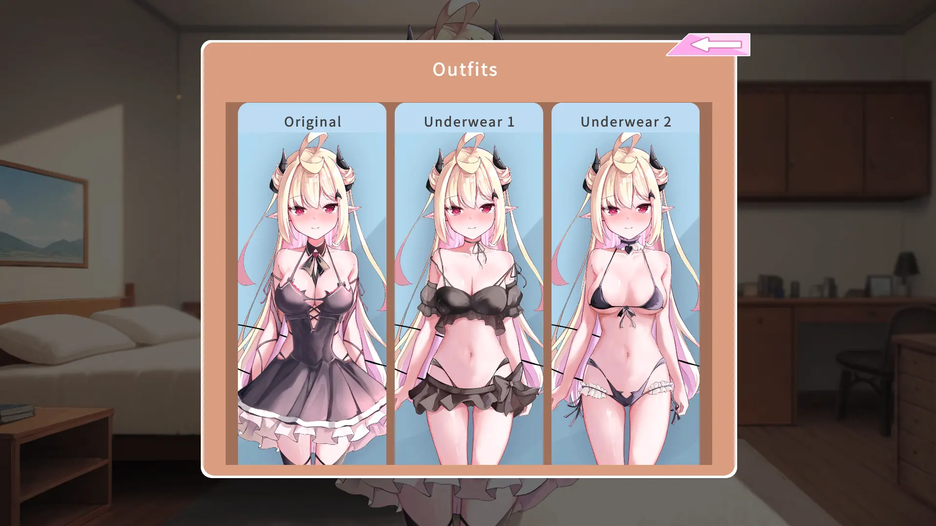 My Lovable Demon gameplay screenshot 7 (Ren'Py adult game) by Pink Tea – free download