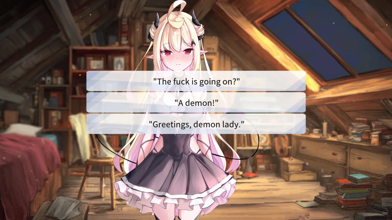 My Lovable Demon gameplay screenshot 8 (Ren'Py adult game) by Pink Tea – free download