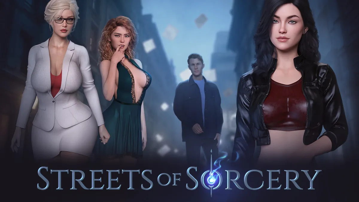 LA: Streets of Sorcery cover 1.11b – Ren'Py adult game by Bear in the Night free download