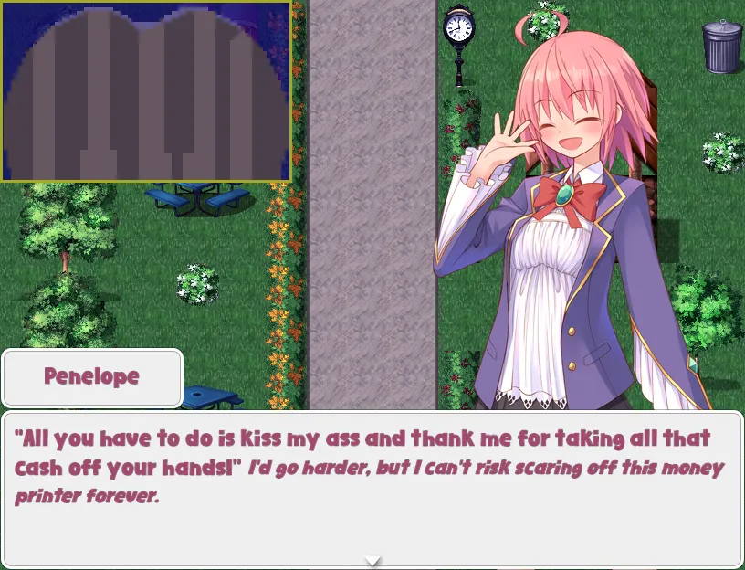 Super Femdom gameplay screenshot 8 (Ren'Py adult game) by volbells – free download