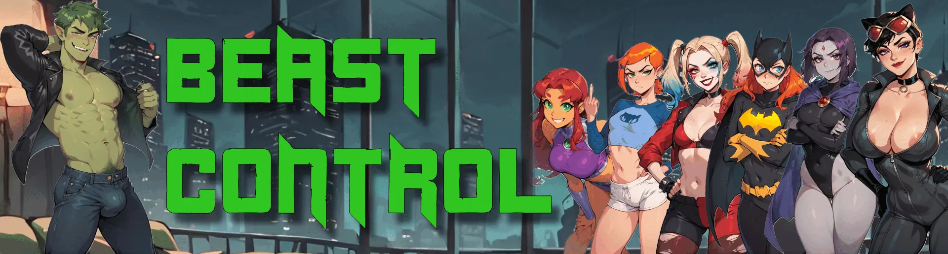 Beast Control cover 6.3.0 – Ren'Py adult game by Anti-Villain Games free download