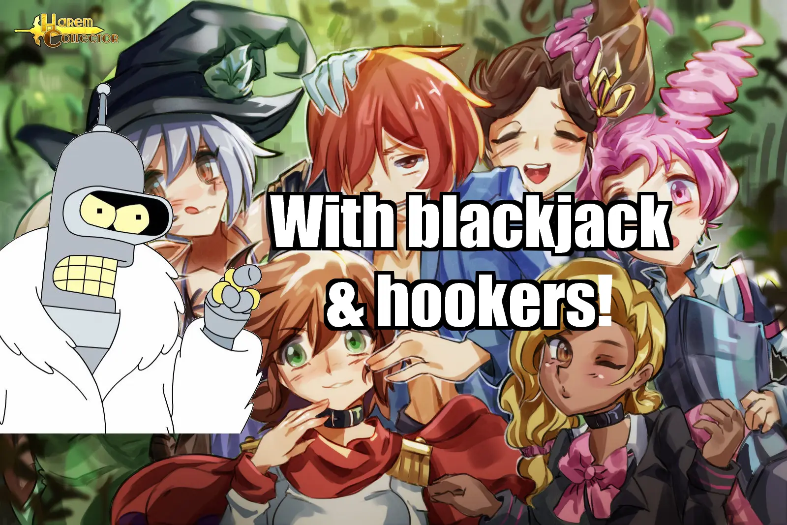 Harem Collector: Blackjack and Hookers cover 0.61.1 – Ren'Py adult game by Cazador Games free download