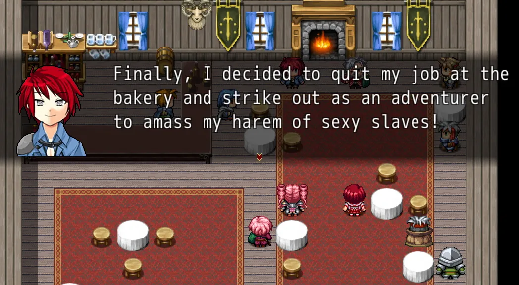 Harem Collector: Blackjack and Hookers gameplay screenshot 6 (Ren'Py adult game) by Cazador Games – free download