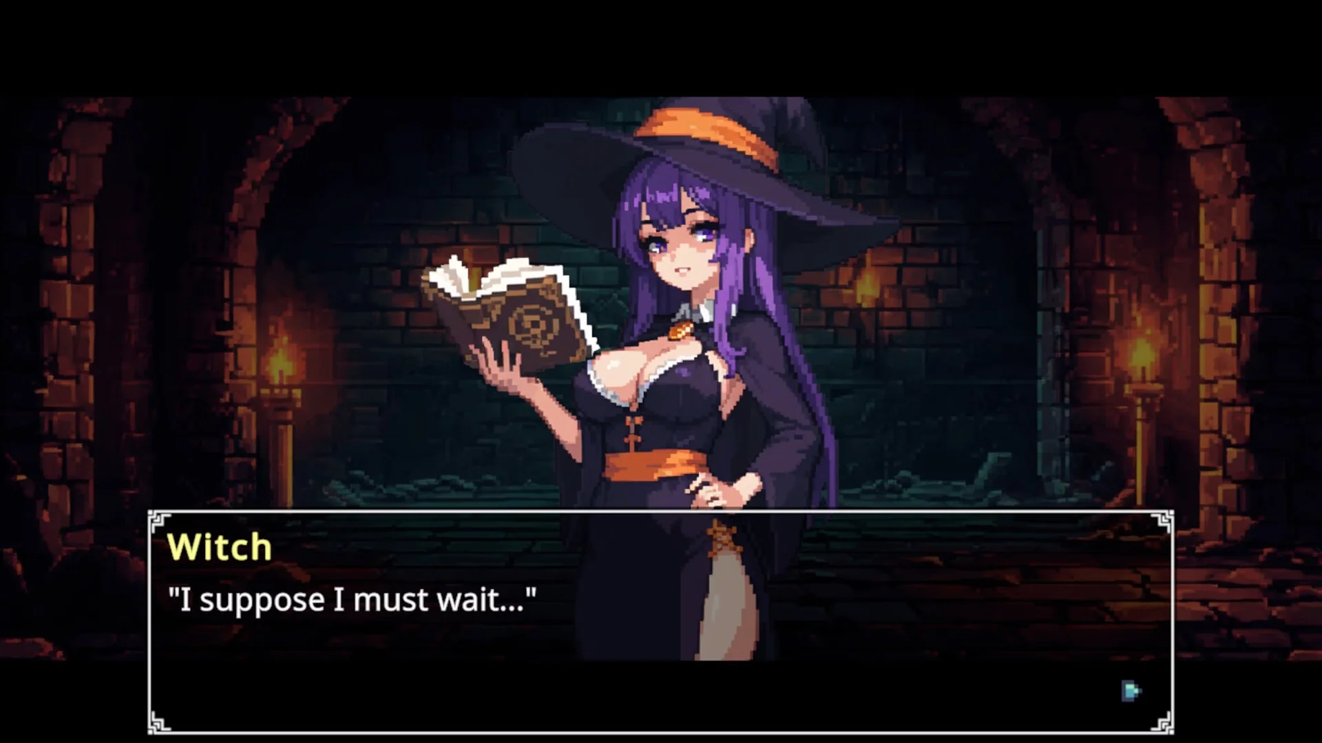 Dungeon Devotion gameplay screenshot 1 (Ren'Py adult game) by Pink Tea – free download