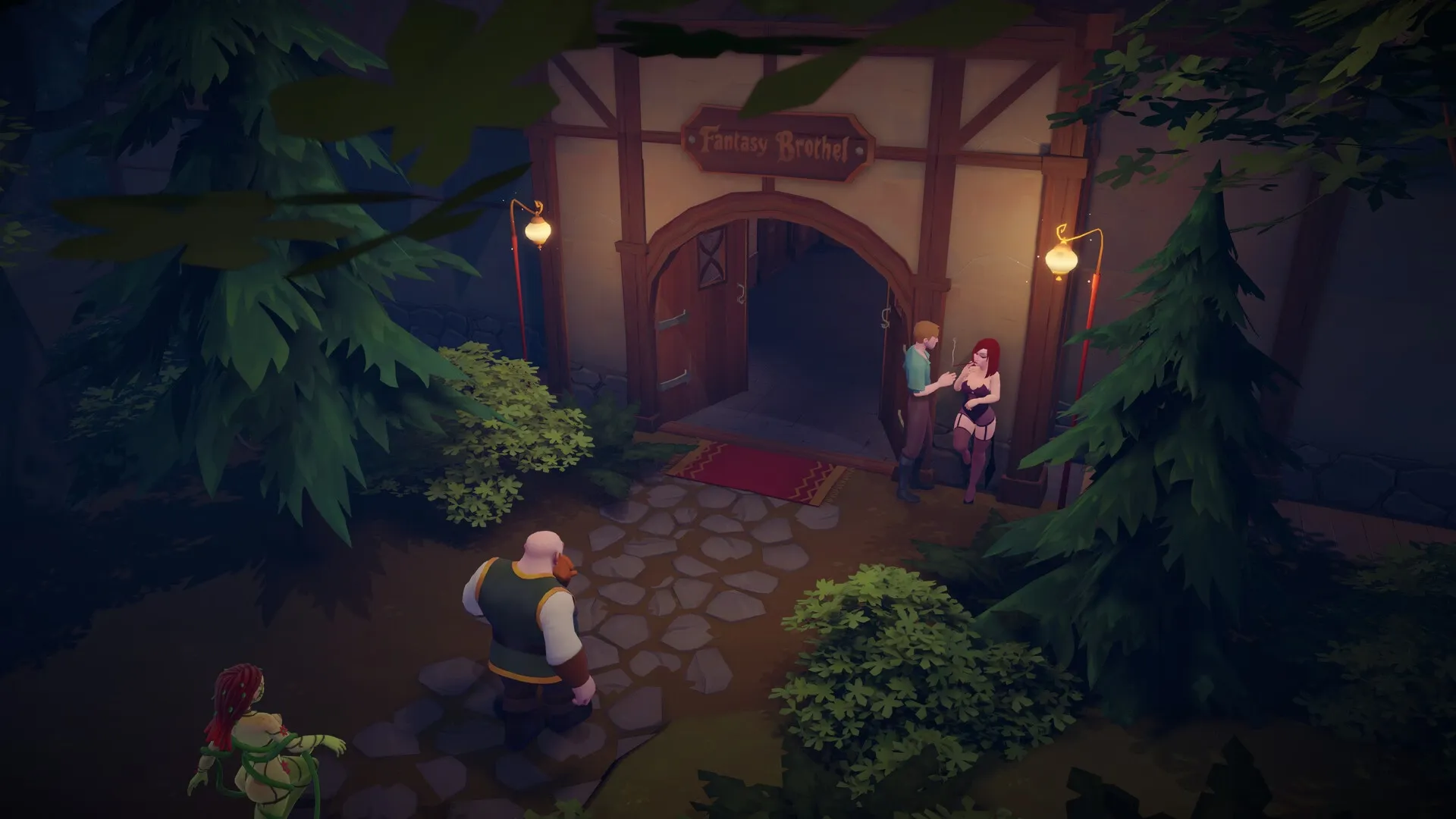 Fantasy Brothel Manager gameplay screenshot 2 (Ren'Py adult game) by Eki-Eki-Eki – free download