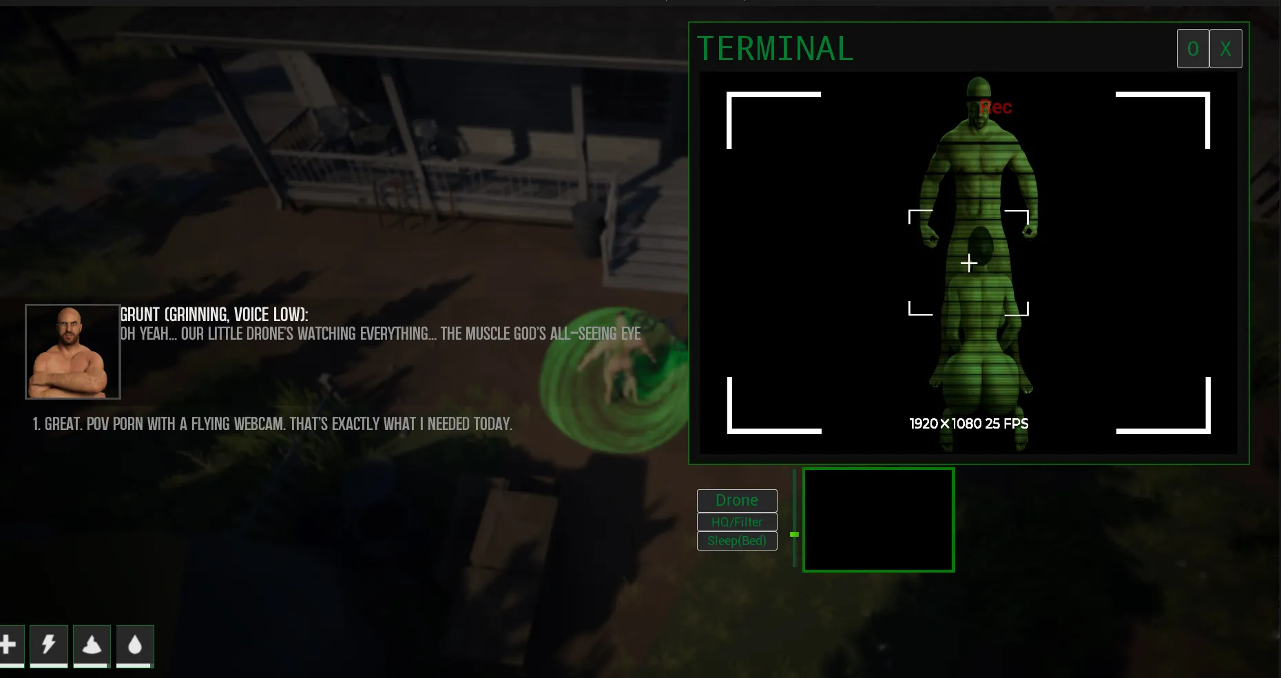 Spermapocalypse gameplay screenshot 7 (Ren'Py adult game) by VulKhan – free download