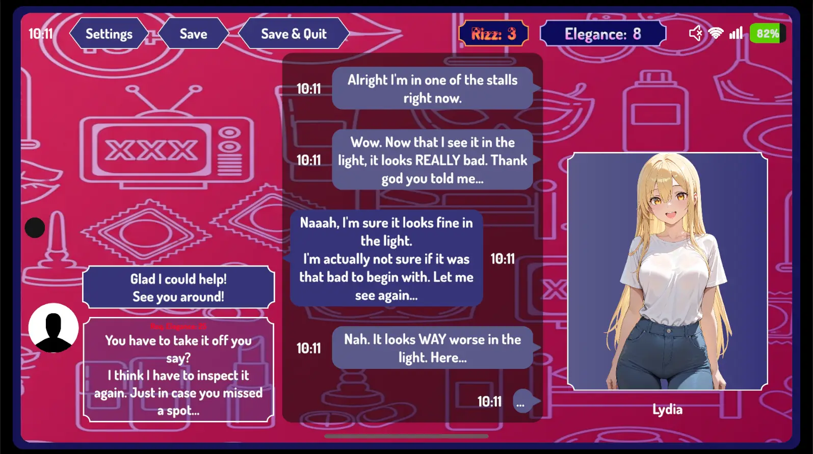 MelodyMuse gameplay screenshot 3 (Ren'Py adult game) by AtE – free download