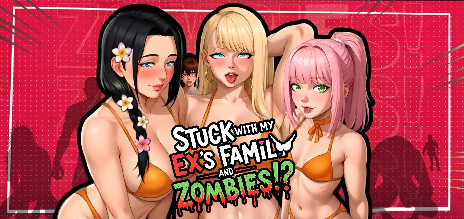 Stuck with My Ex’s Family and Zombies!? cover 2.7a + DLC – Ren'Py adult game by Puushi Sama & EmperoXXX free download
