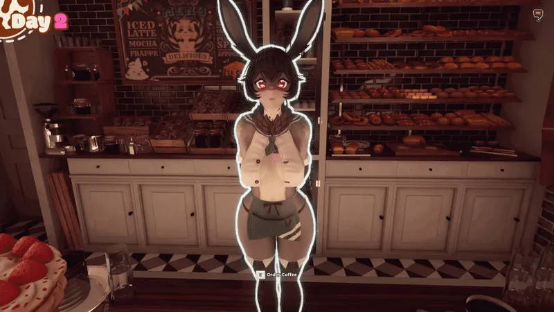 Can I Get an Iced Coffee with Breastmilk!? gameplay screenshot 6 (Ren'Py adult game) by BIG BANG – free download