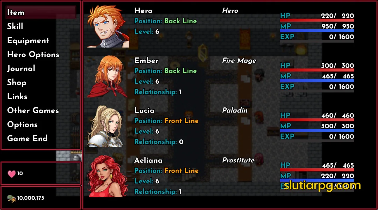 !!Slutia Dungeon Crawler RPG gameplay screenshot 9 (Ren'Py adult game) by PlayClaritas – free download