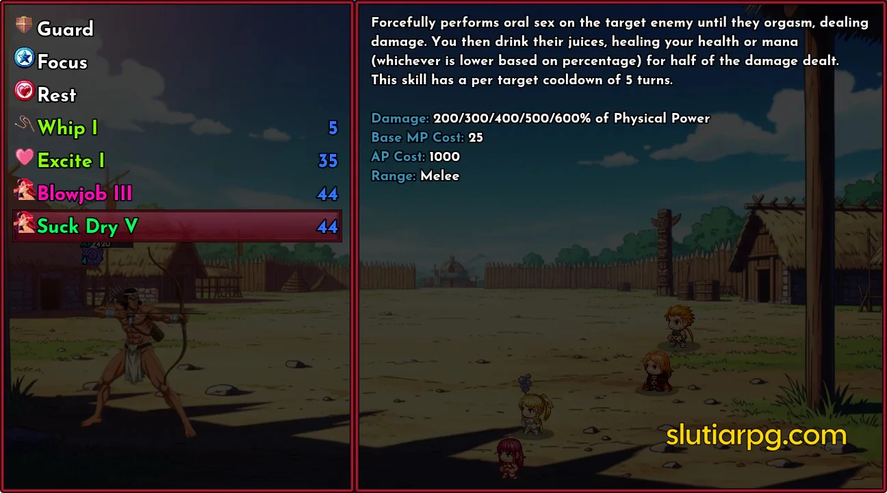 !!Slutia Dungeon Crawler RPG gameplay screenshot 12 (Ren'Py adult game) by PlayClaritas – free download