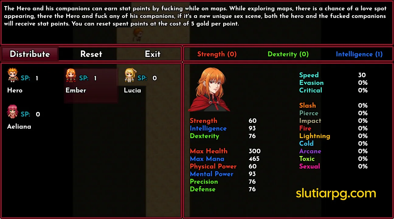 !!Slutia Dungeon Crawler RPG gameplay screenshot 17 (Ren'Py adult game) by PlayClaritas – free download