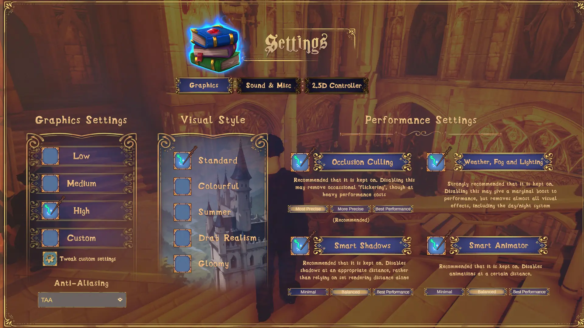 Wizard School Exchange Student gameplay screenshot 15 (Ren'Py adult game) by Blue W – free download