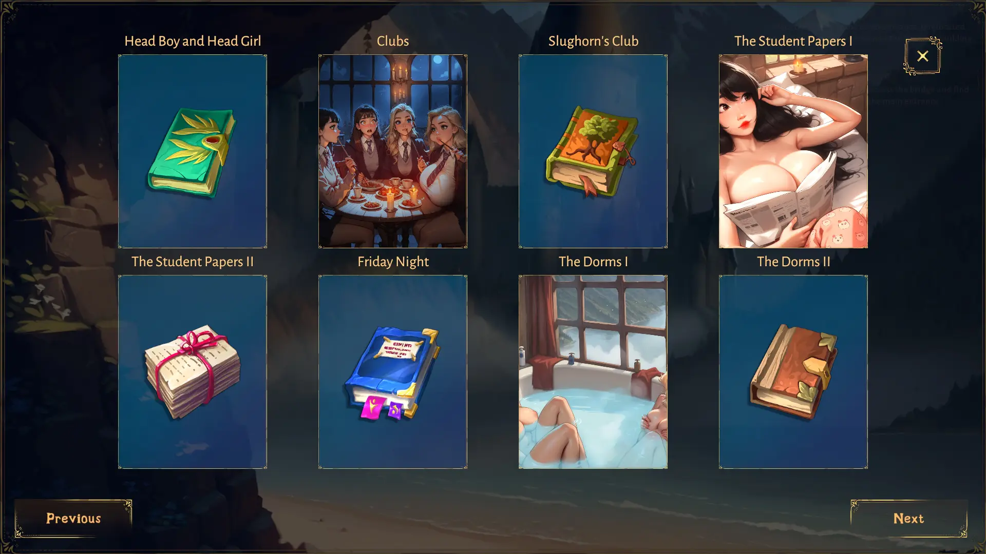 Wizard School Exchange Student gameplay screenshot 19 (Ren'Py adult game) by Blue W – free download