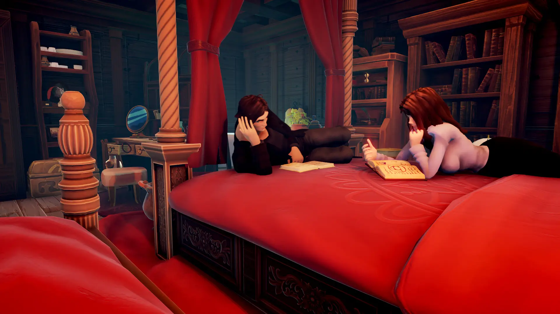 Wizard School Exchange Student gameplay screenshot 8 (Ren'Py adult game) by Blue W – free download