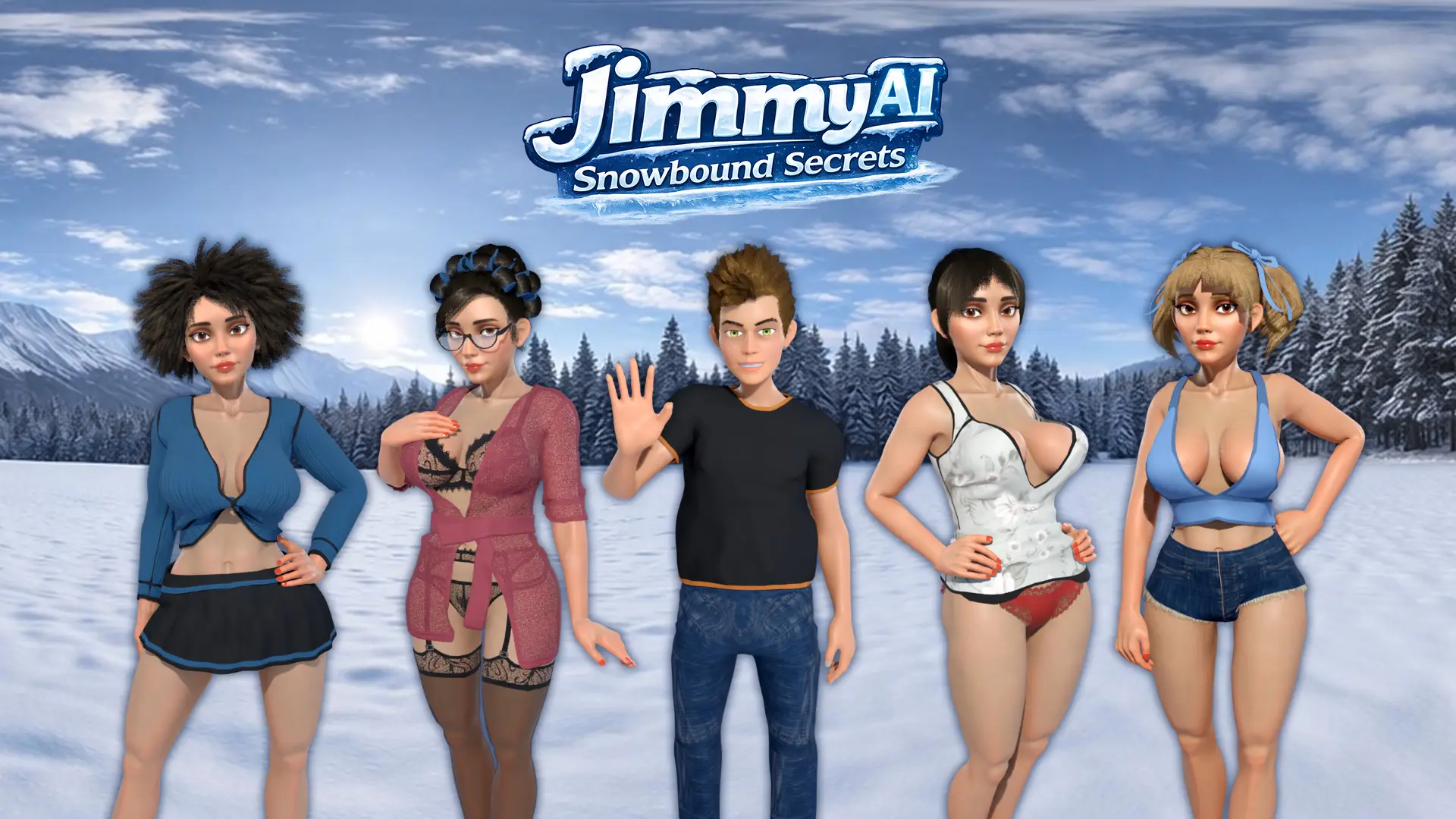 JimmyAI: Snowbound Secrets cover 0.07.7 Public - Update 7 – Ren'Py adult game by Jimmy TheDev free download