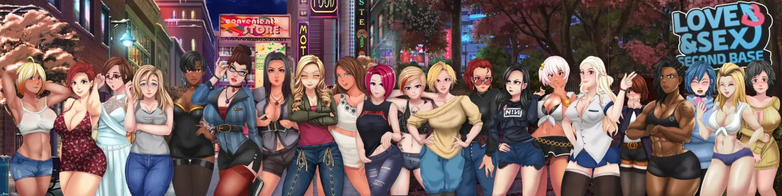 Love & Sex Second Base cover 26.8.0d – Ren'Py adult game by Andrealphus free download