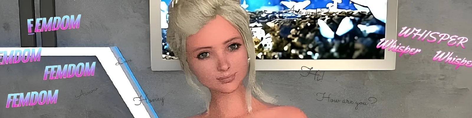 Femdom Whisper cover 0.3c – Ren'Py adult game by weakling free download