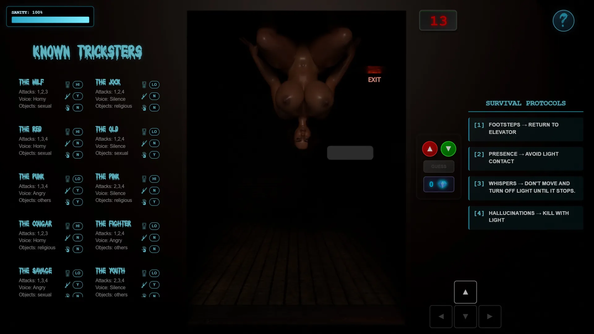 Lewd Elevator gameplay screenshot 1 (Others adult game) by FleshForge Studio – free download