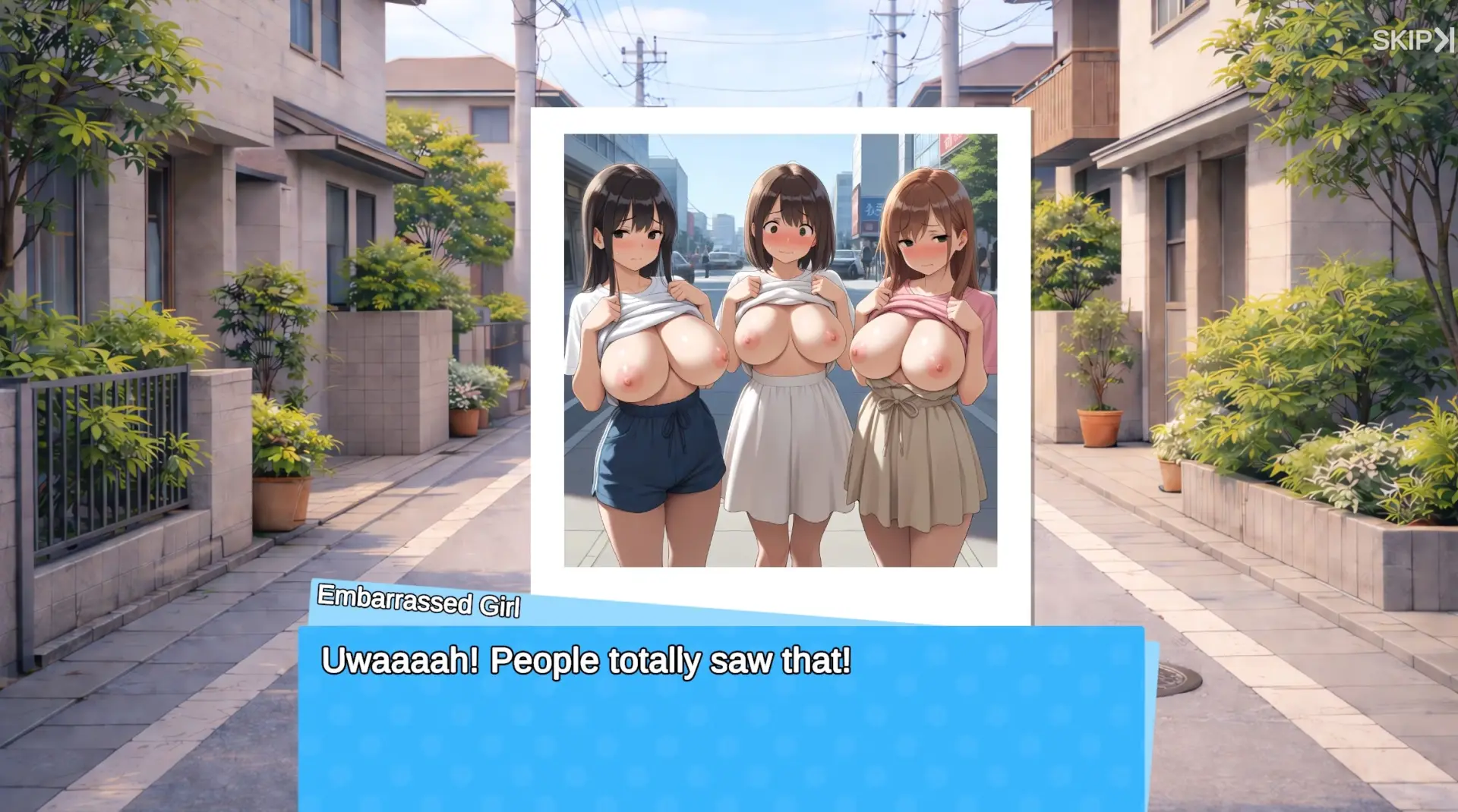 Snapshot Survivor gameplay screenshot 3 (Ren'Py adult game) by Tiny Secret Games – free download