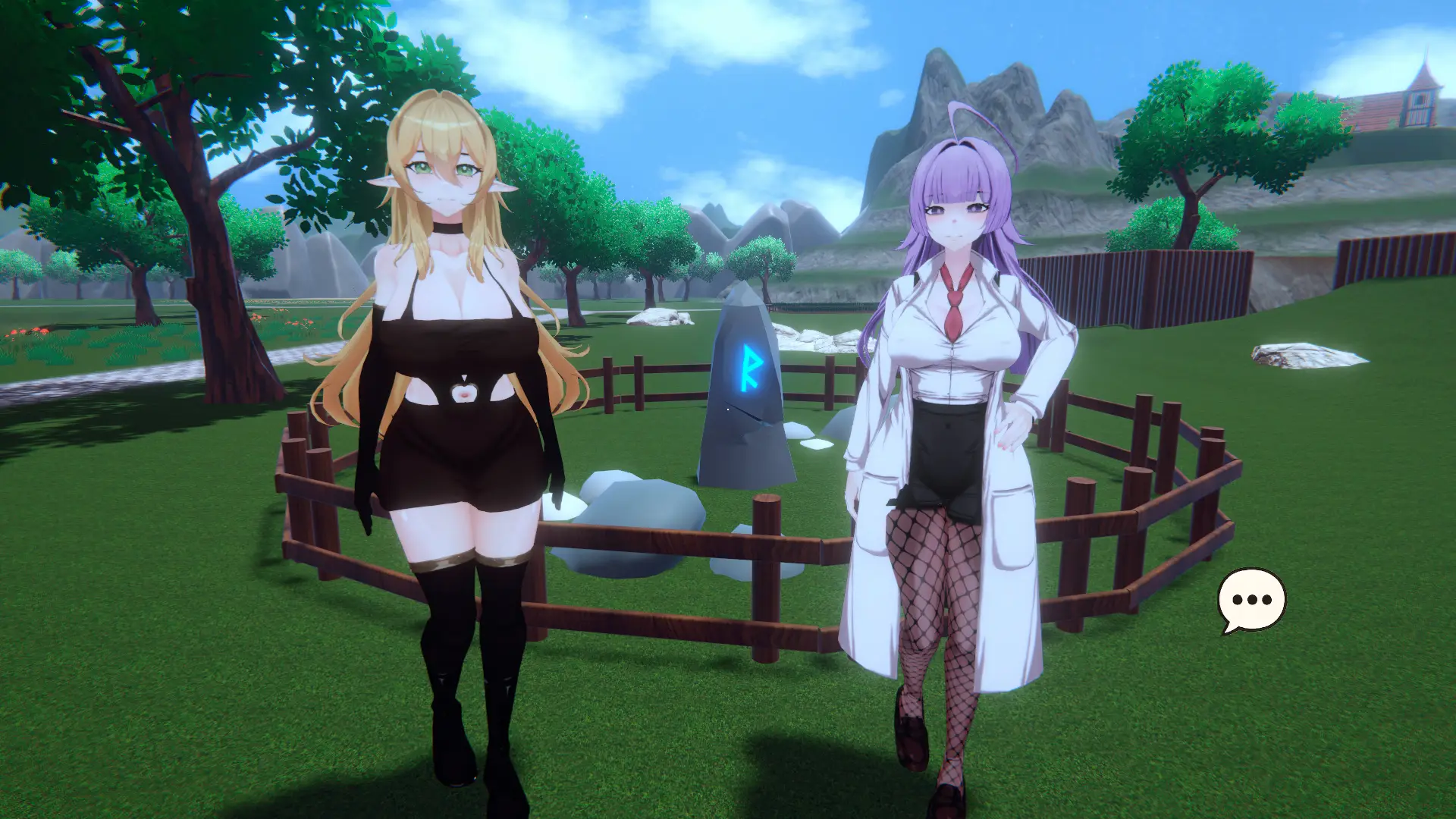 Life with Demon Girls gameplay screenshot 9 (Ren'Py adult game) by Renaysaki – free download