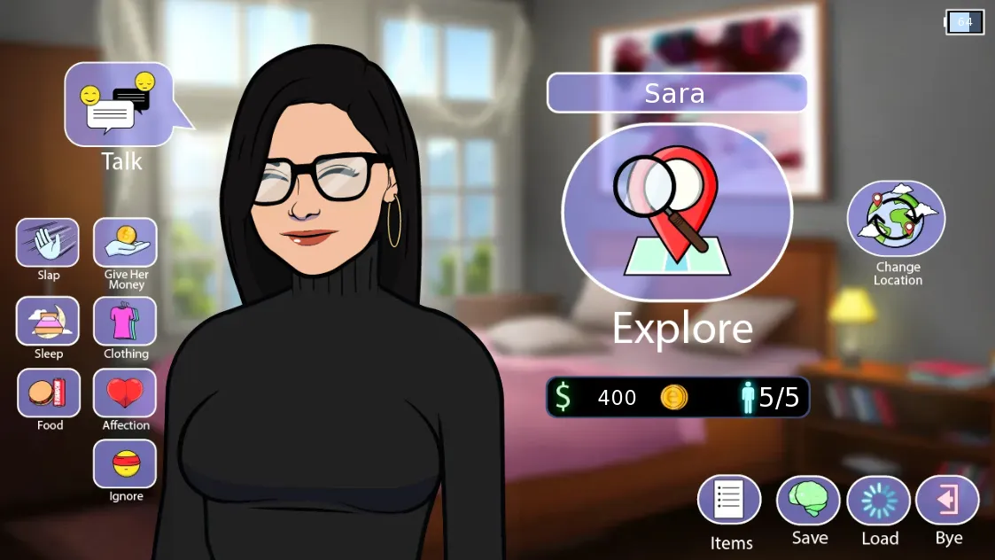 E-Girlfriend gameplay screenshot 2 (Ren'Py adult game) by MrDeadbird – free download