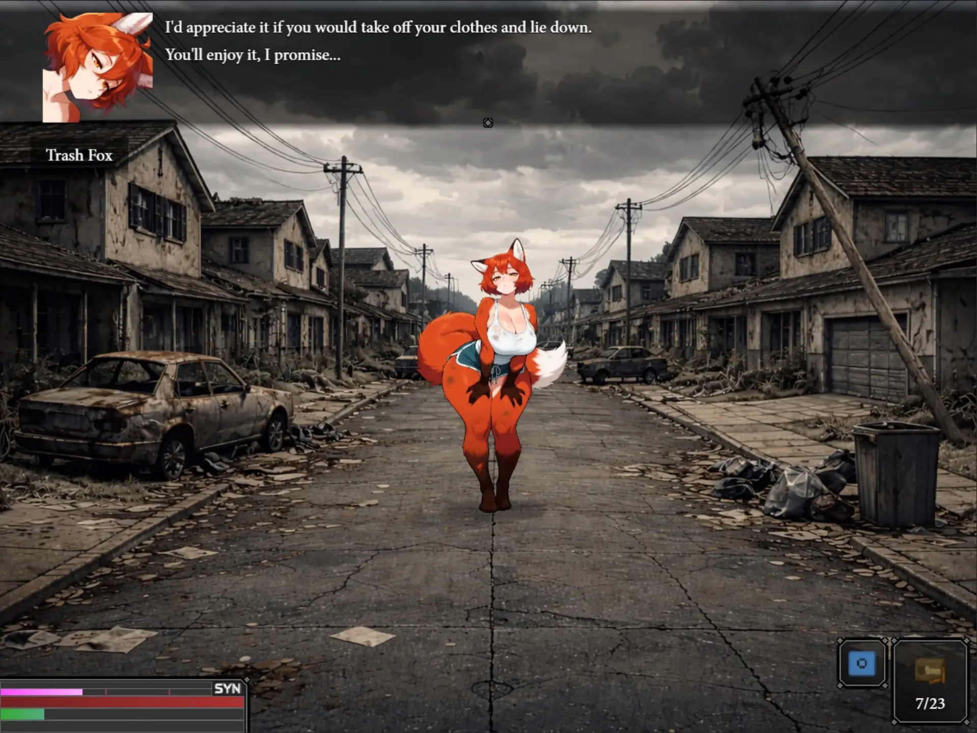 Hell-Strain gameplay screenshot 3 (Ren'Py adult game) by Finchly Games – free download