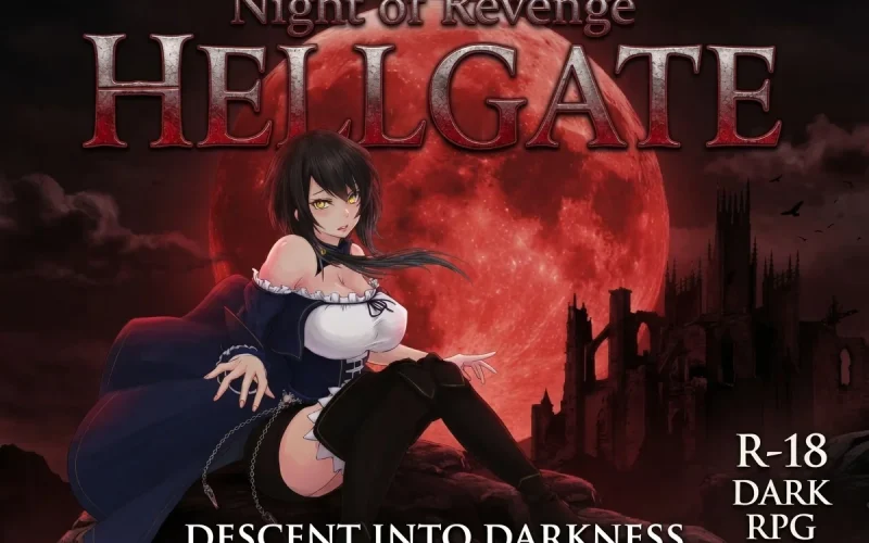 Night of Revenge “HELLGATE: Descent Into Darkness” cover HellGate 1.2.6 + (Game 1.0.7) – Ren'Py adult game by NoXeKeeper free download
