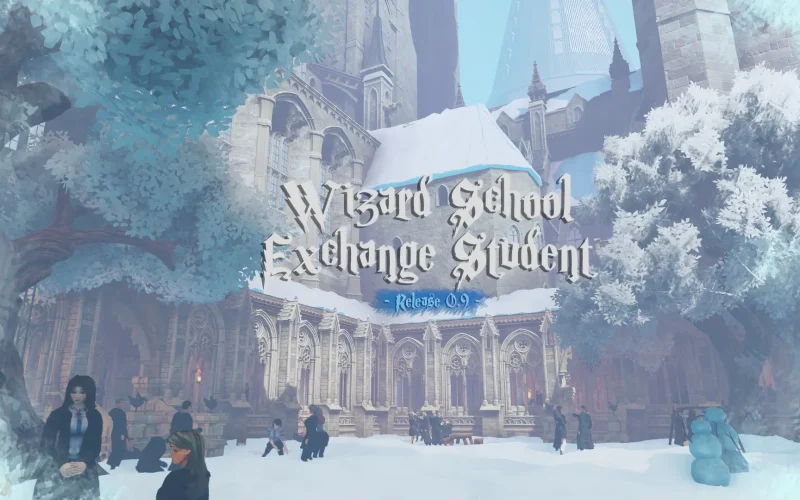 Wizard School Exchange Student cover 0.9.3 – Ren'Py adult game by Blue W free download