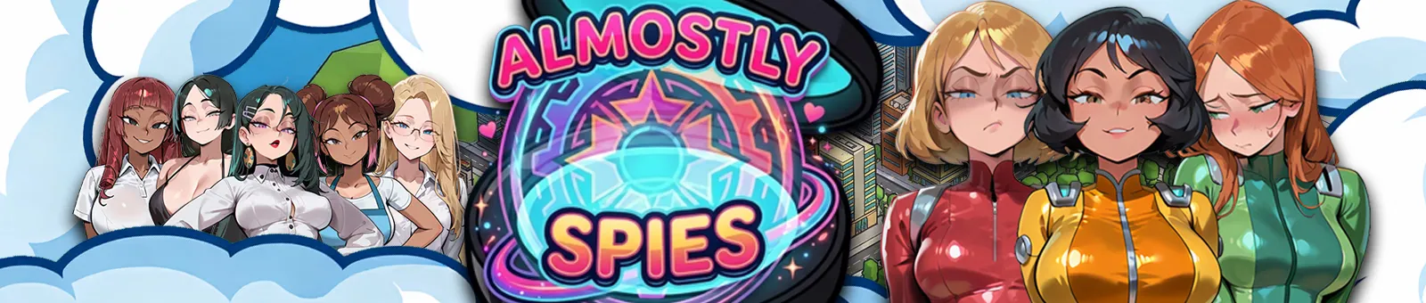 Almostly Spies cover 0.3 – Ren'Py adult game by Perry free download