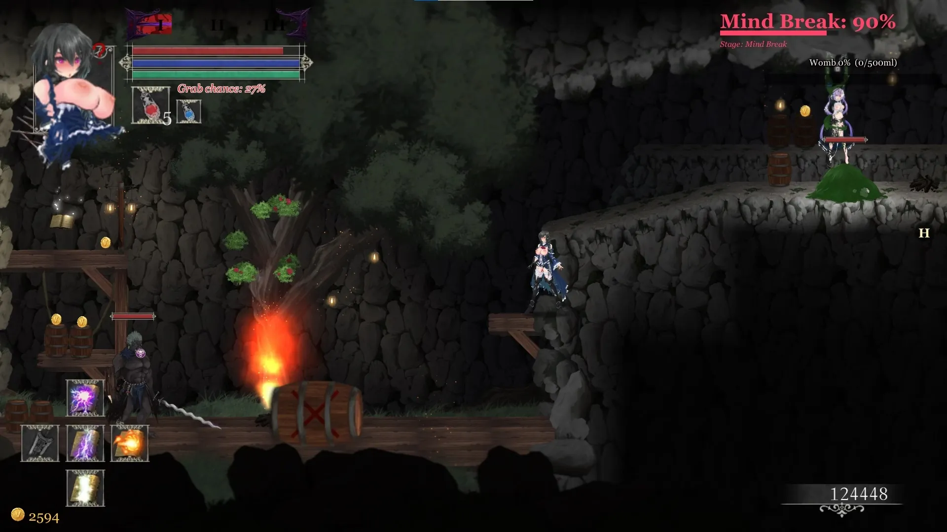 Night of Revenge “HELLGATE: Descent Into Darkness” gameplay screenshot 10 (Ren'Py adult game) by NoXeKeeper – free download