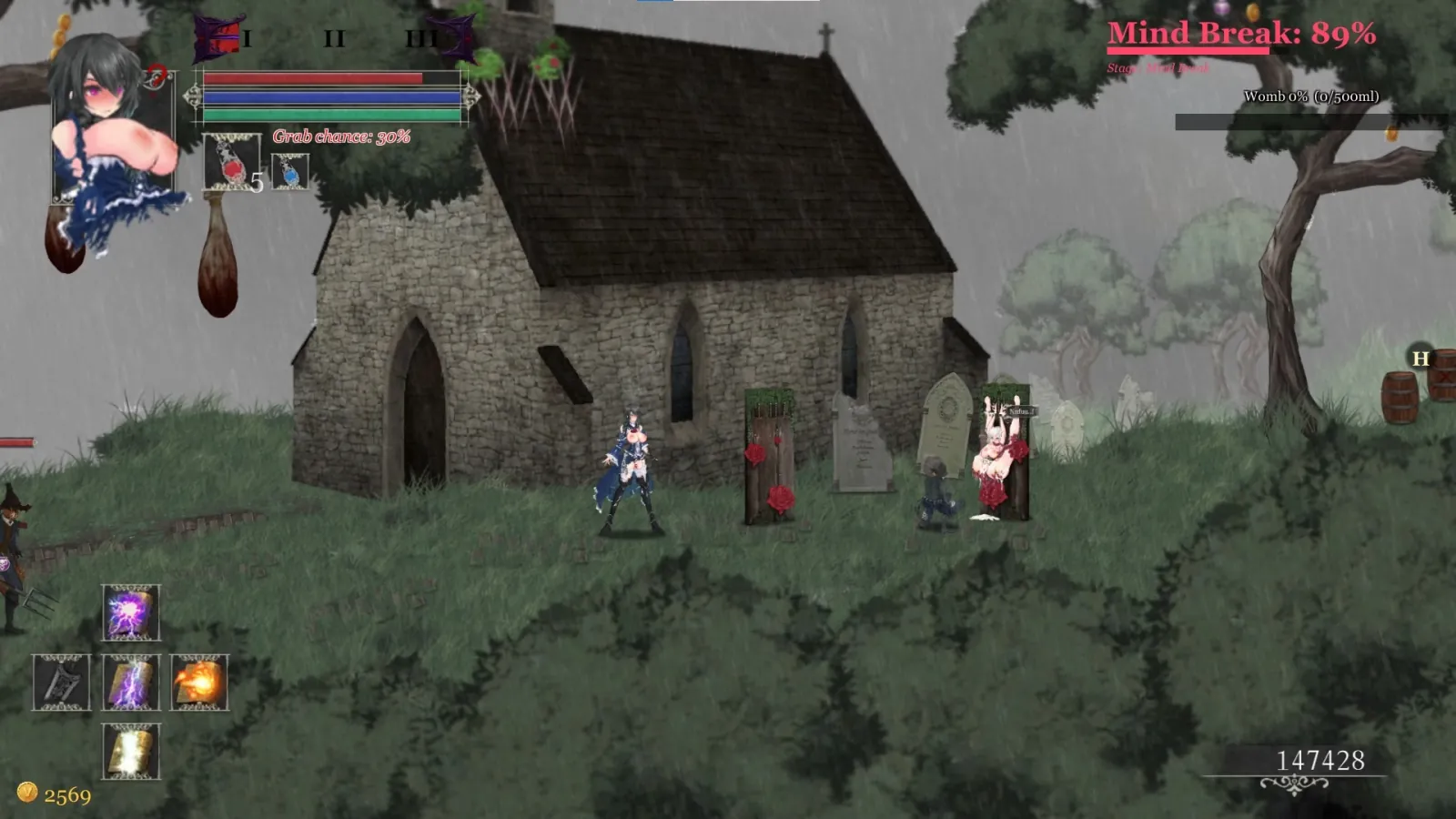 Night of Revenge “HELLGATE: Descent Into Darkness” gameplay screenshot 11 (Ren'Py adult game) by NoXeKeeper – free download
