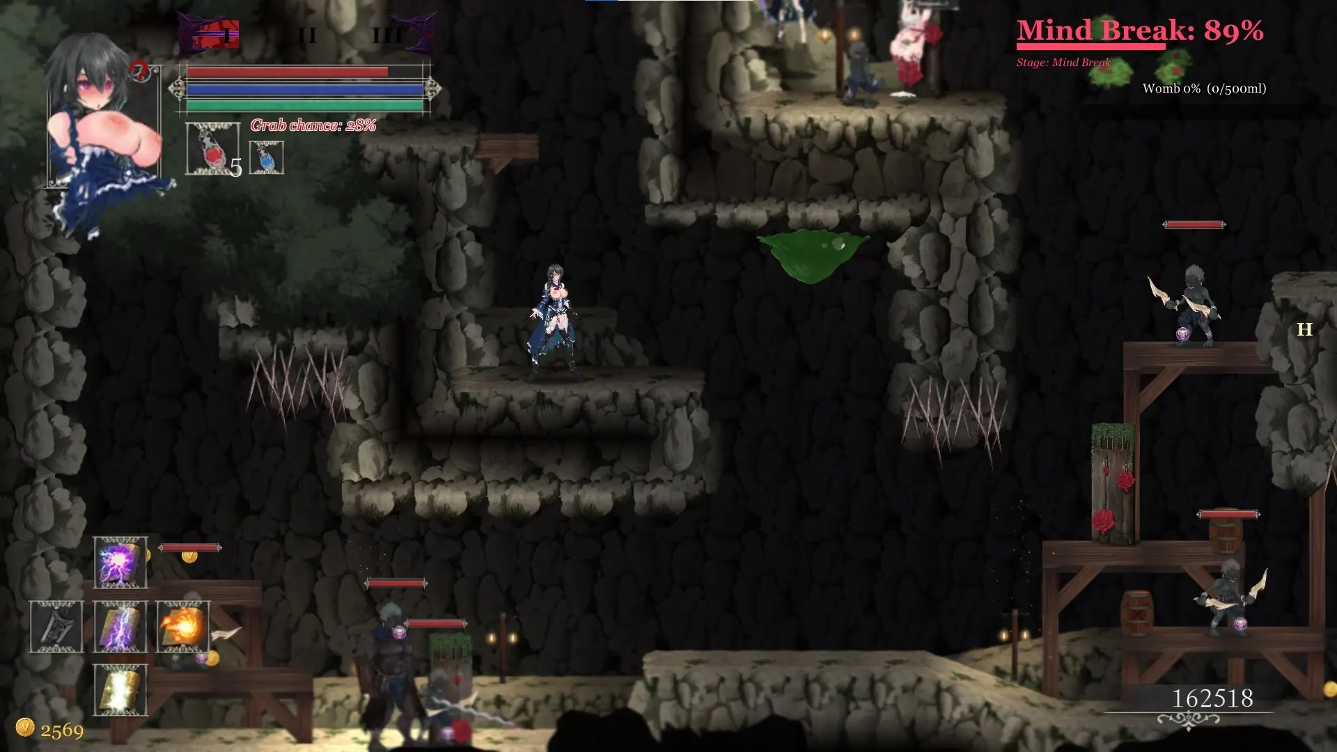 Night of Revenge “HELLGATE: Descent Into Darkness” gameplay screenshot 12 (Ren'Py adult game) by NoXeKeeper – free download