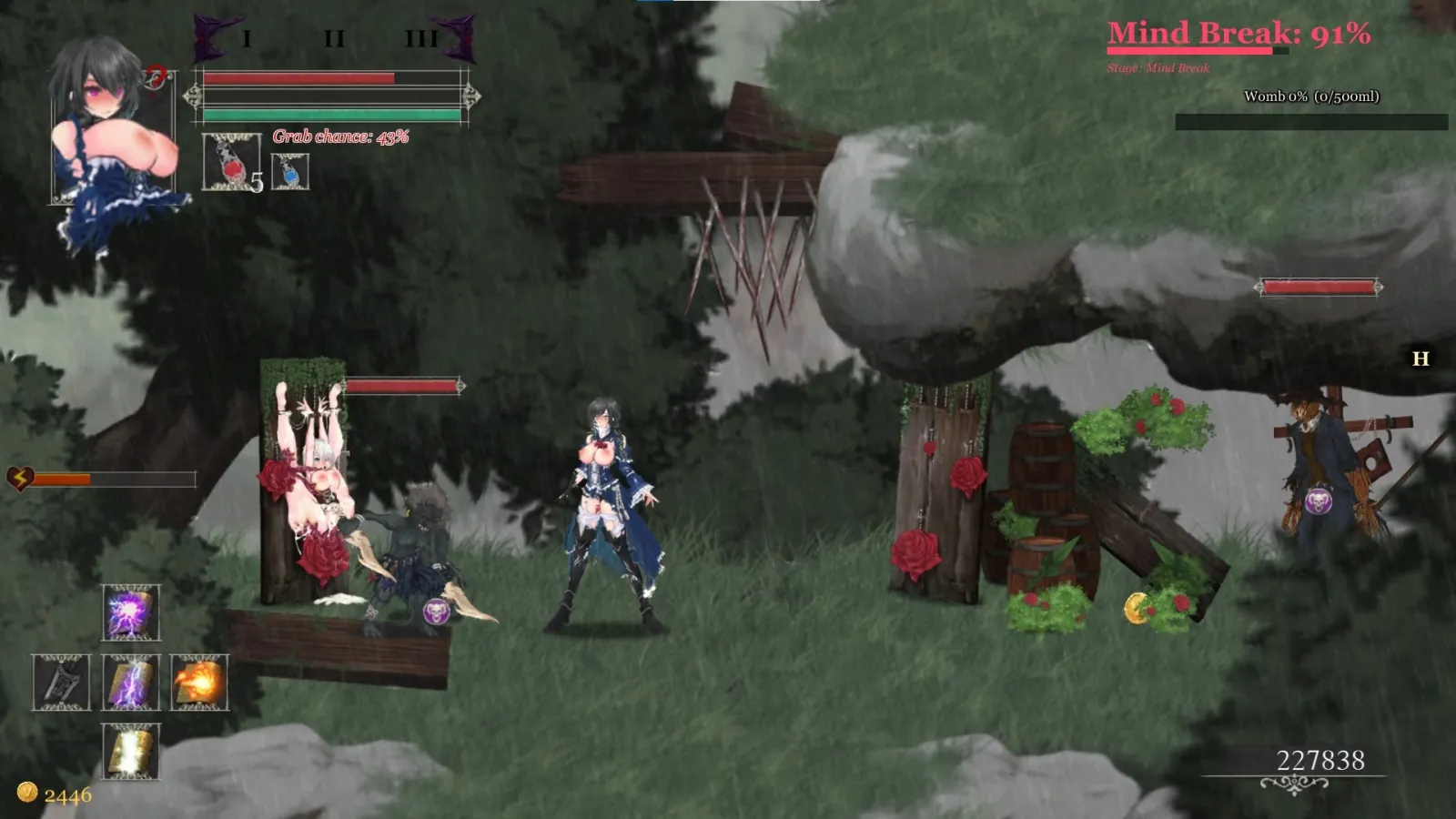 Night of Revenge “HELLGATE: Descent Into Darkness” gameplay screenshot 14 (Ren'Py adult game) by NoXeKeeper – free download