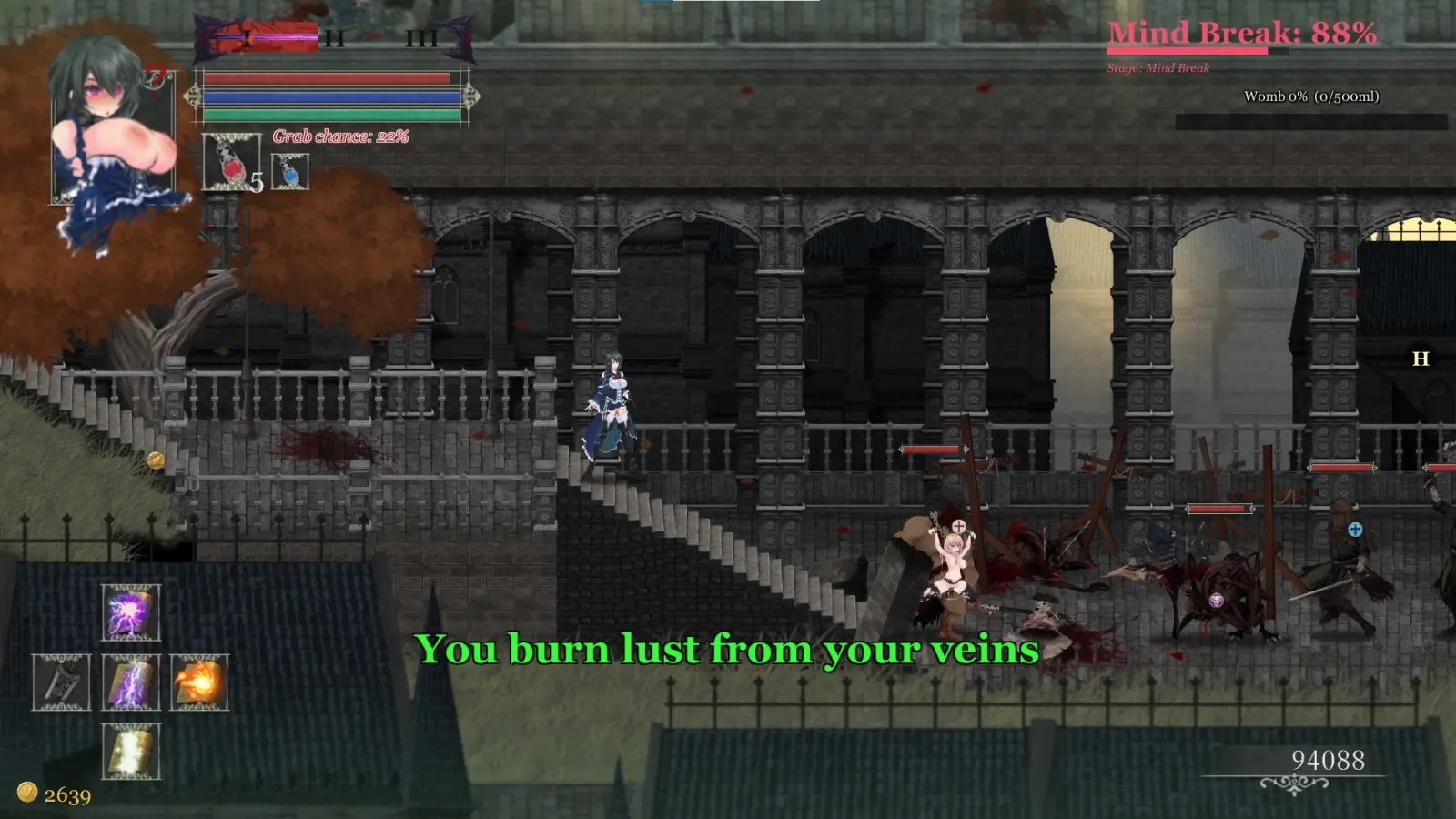 Night of Revenge “HELLGATE: Descent Into Darkness” gameplay screenshot 15 (Ren'Py adult game) by NoXeKeeper – free download