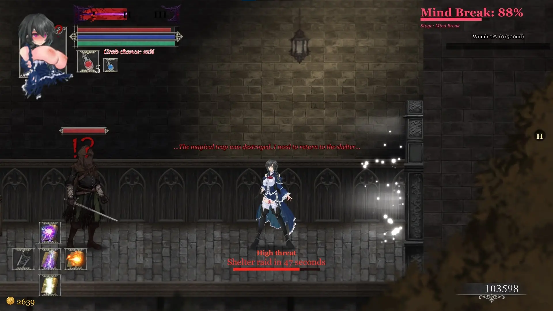 Night of Revenge “HELLGATE: Descent Into Darkness” gameplay screenshot 16 (Ren'Py adult game) by NoXeKeeper – free download