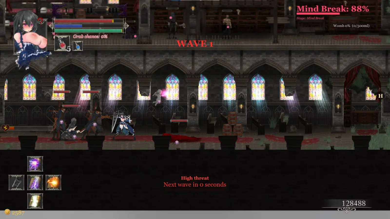 Night of Revenge “HELLGATE: Descent Into Darkness” gameplay screenshot 17 (Ren'Py adult game) by NoXeKeeper – free download