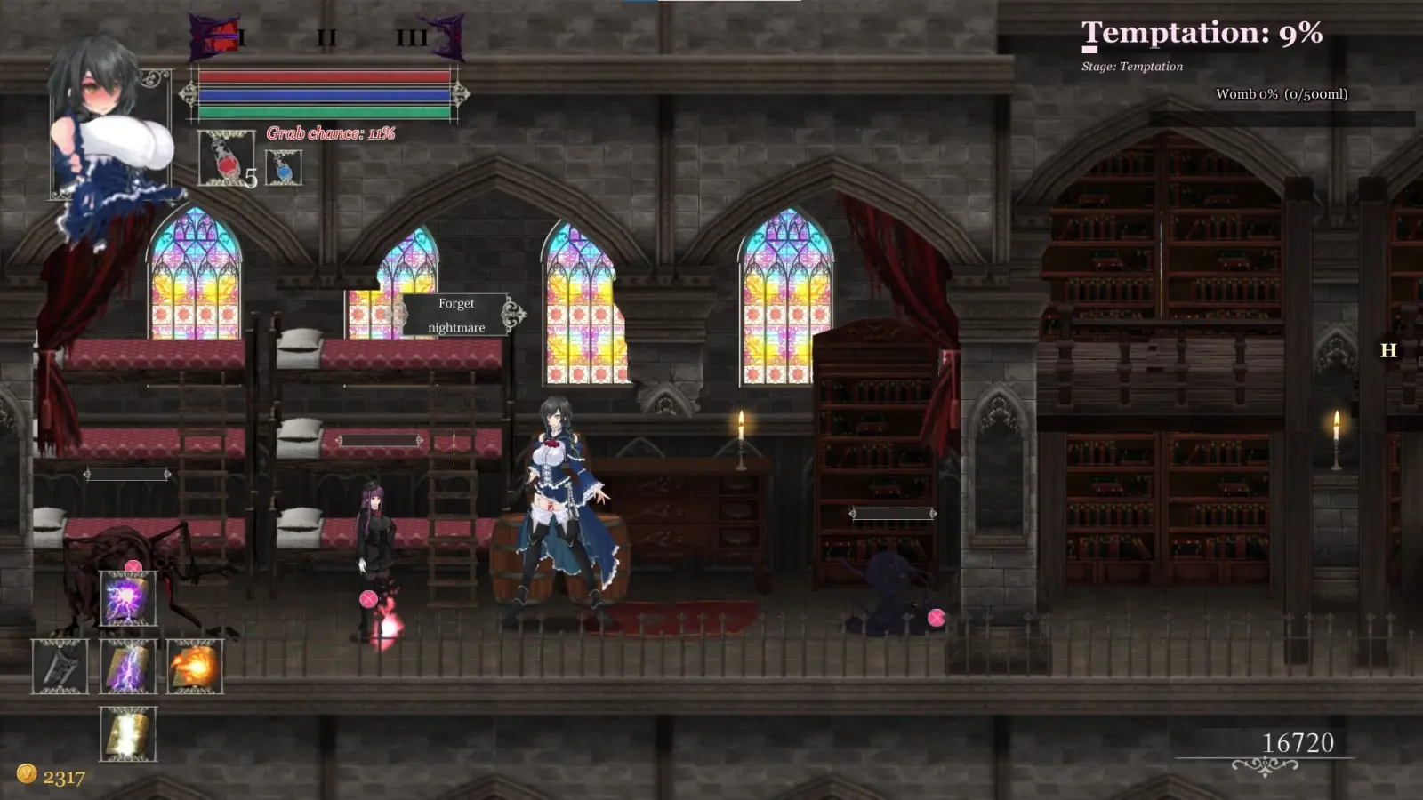 Night of Revenge “HELLGATE: Descent Into Darkness” gameplay screenshot 20 (Ren'Py adult game) by NoXeKeeper – free download