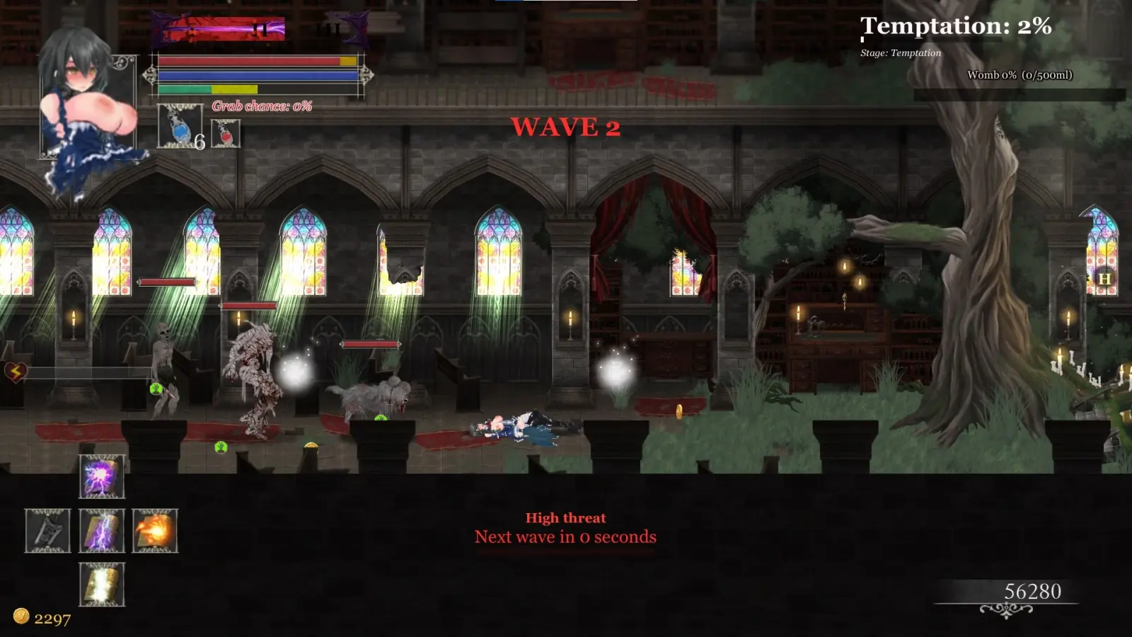 Night of Revenge “HELLGATE: Descent Into Darkness” gameplay screenshot 22 (Ren'Py adult game) by NoXeKeeper – free download