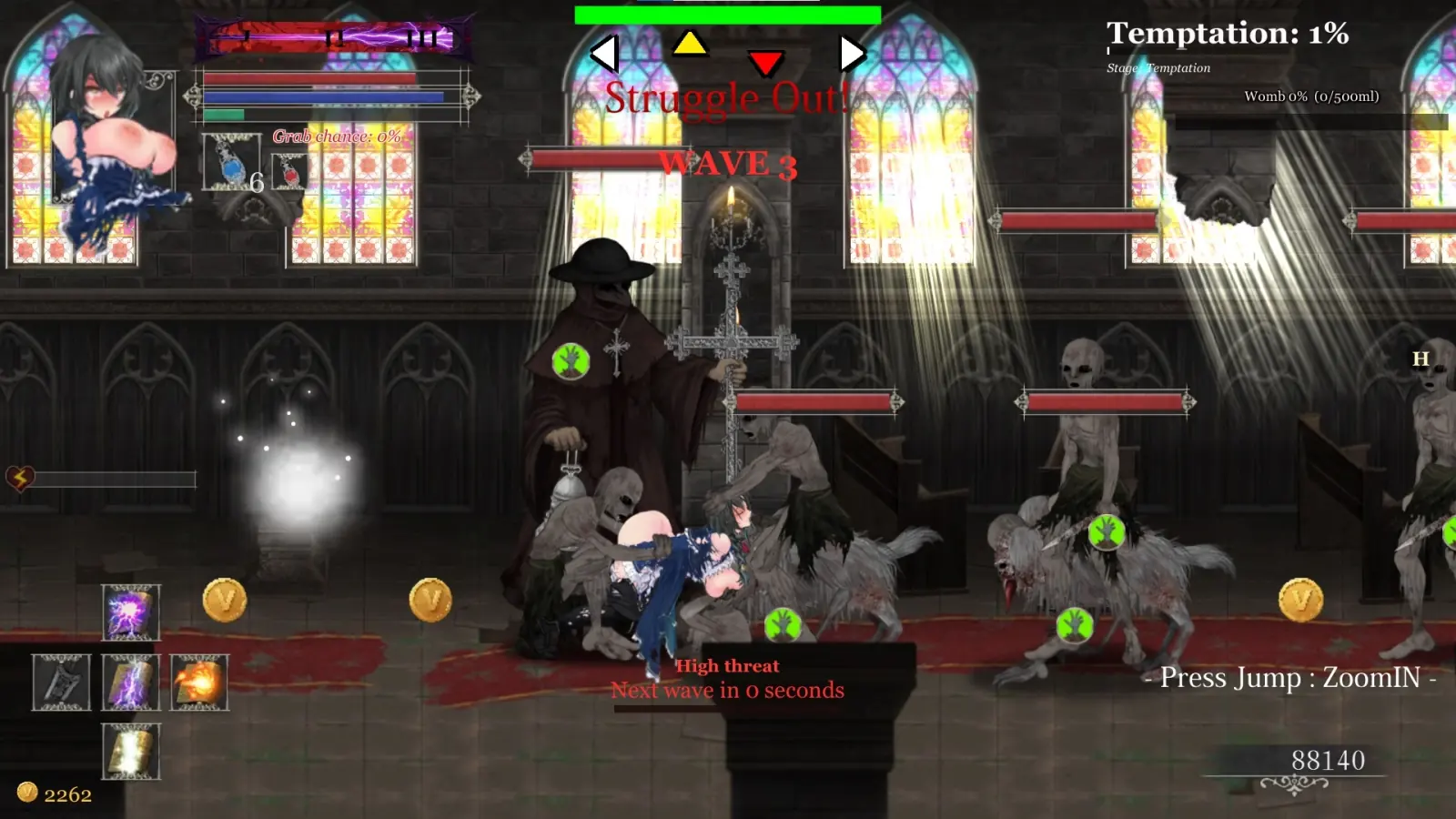 Night of Revenge “HELLGATE: Descent Into Darkness” gameplay screenshot 23 (Ren'Py adult game) by NoXeKeeper – free download