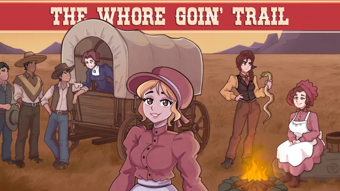 The Whore Goin’ Trail cover 0.3.2 – HTML adult game by Ben Rosewood free download