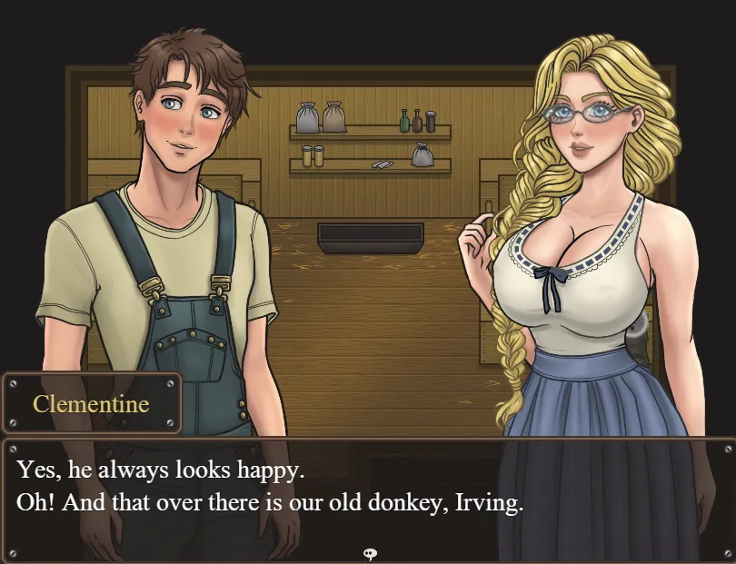 Once Upon a Farm gameplay screenshot 3 (Ren'Py adult game) by Wild Kraken Studio – free download