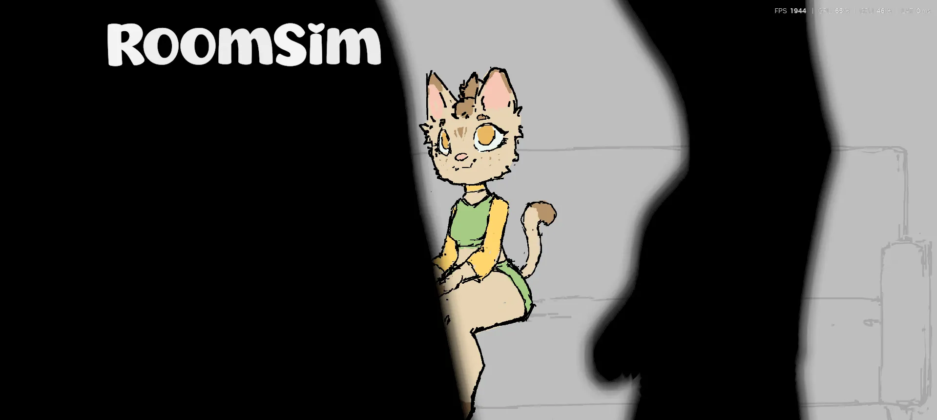 RoomSim cover 20251214 – Ren'Py adult game by AngryFur free download