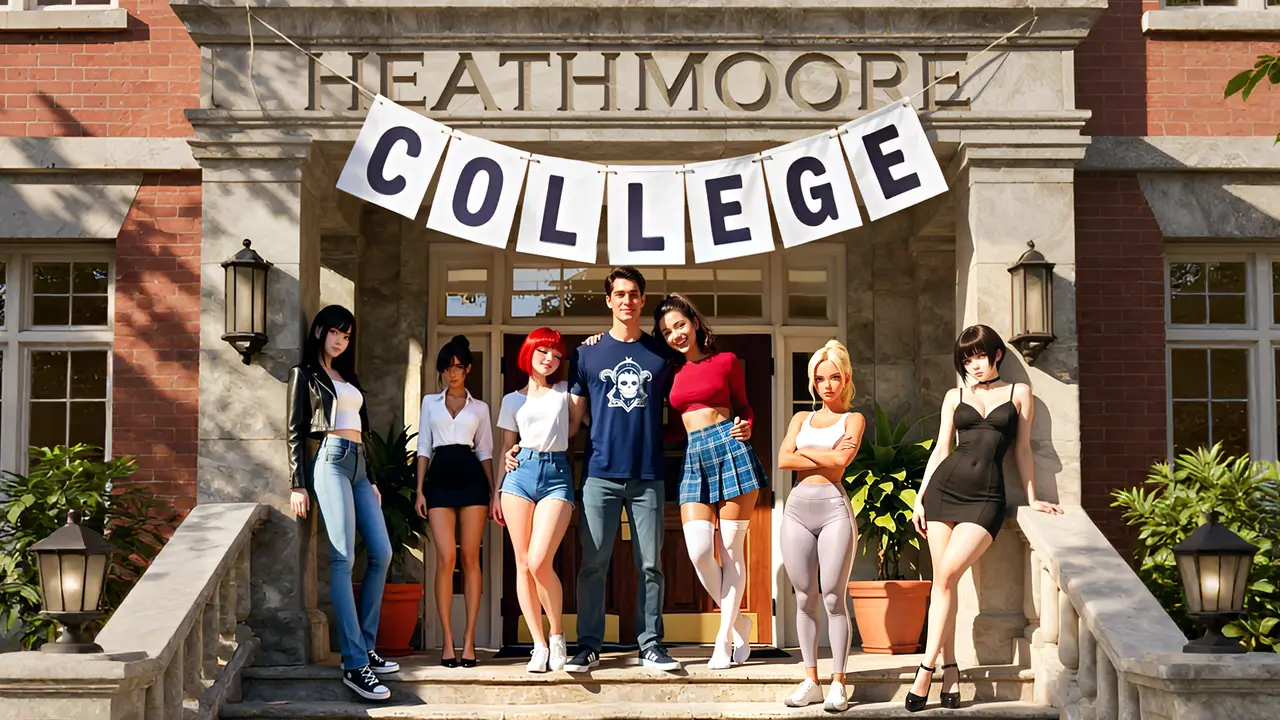Heathmoore College cover 0.21 – Ren'Py adult game by Heathmoore Games free download
