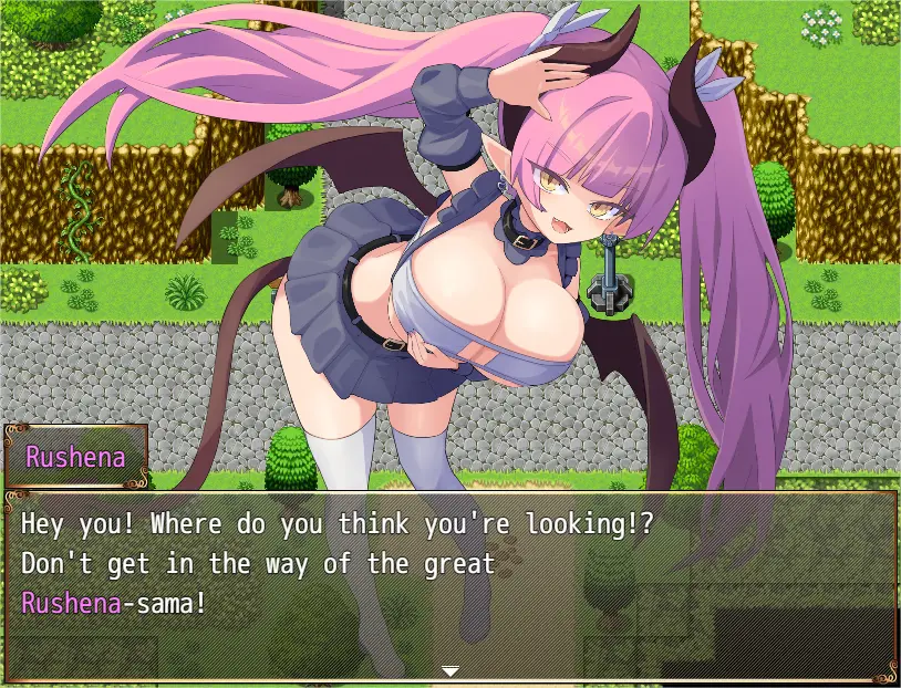 Help Me, Let Me Suck You, Hero-sama? gameplay screenshot 3 (Ren'Py adult game) by Aqua Marine – free download