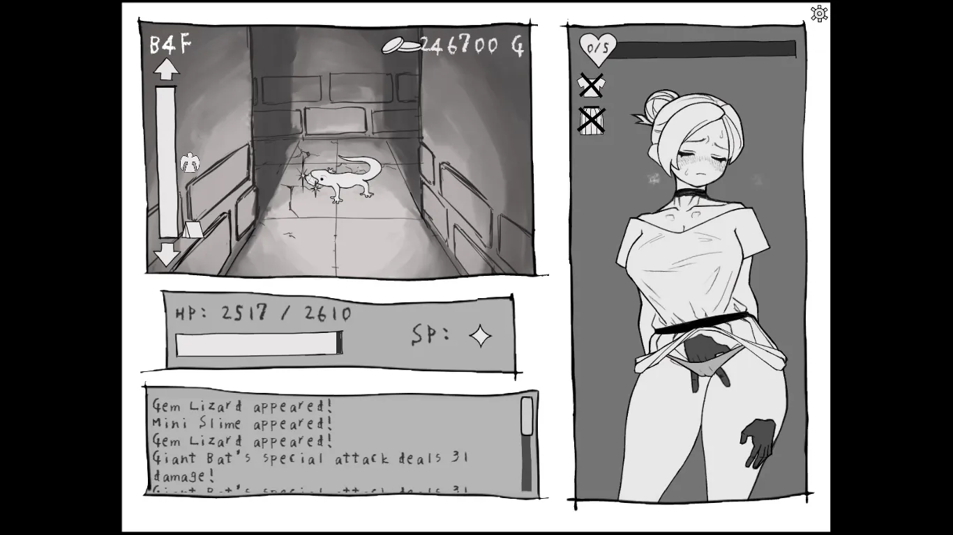 A π in the Right Hand, a Sword in the Left Hand gameplay screenshot 1 (Ren'Py adult game) by doufun-ya – free download