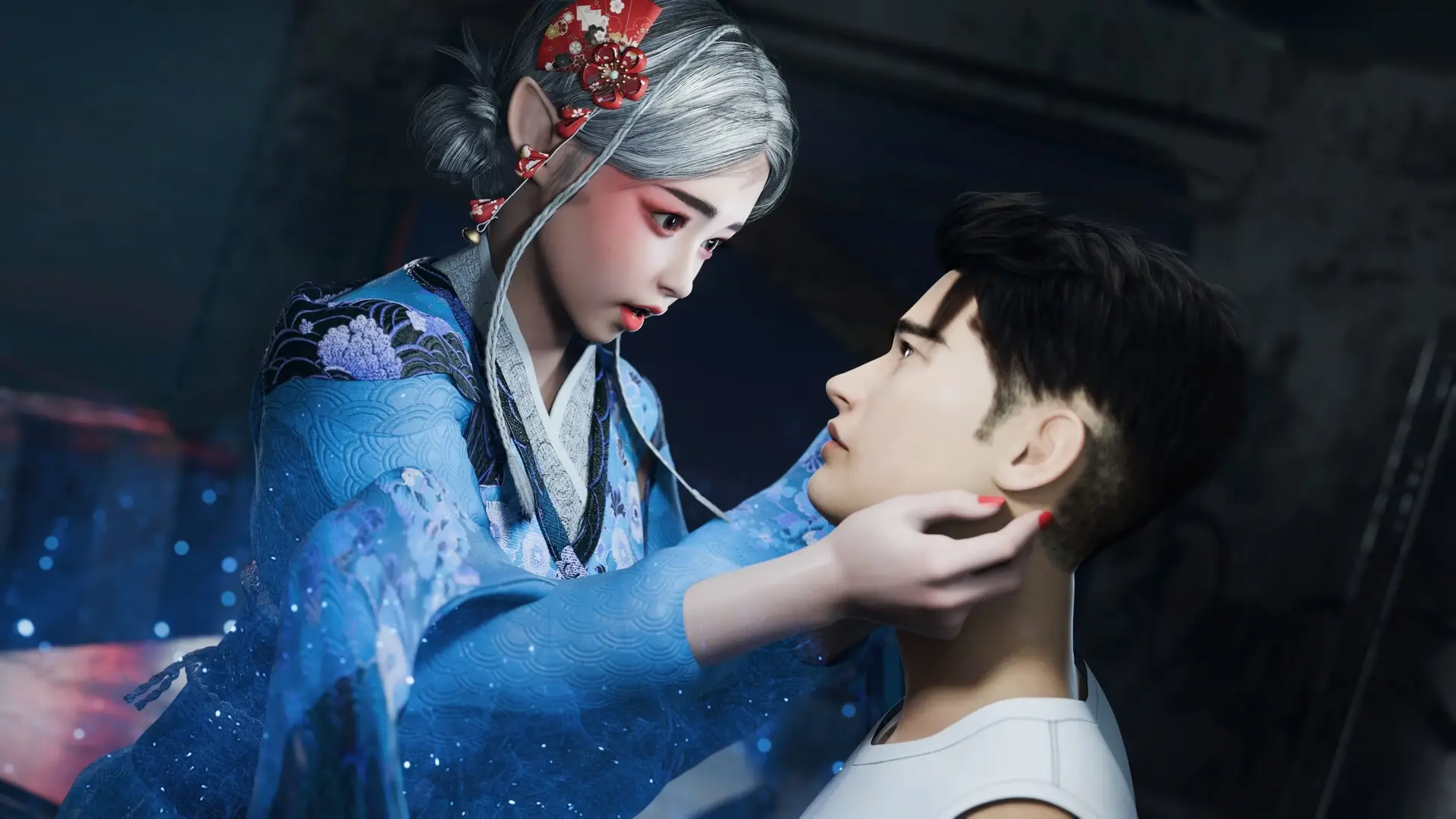 Yokai: Lust Secret gameplay screenshot 5 (Ren'Py adult game) by Lewd Star – free download