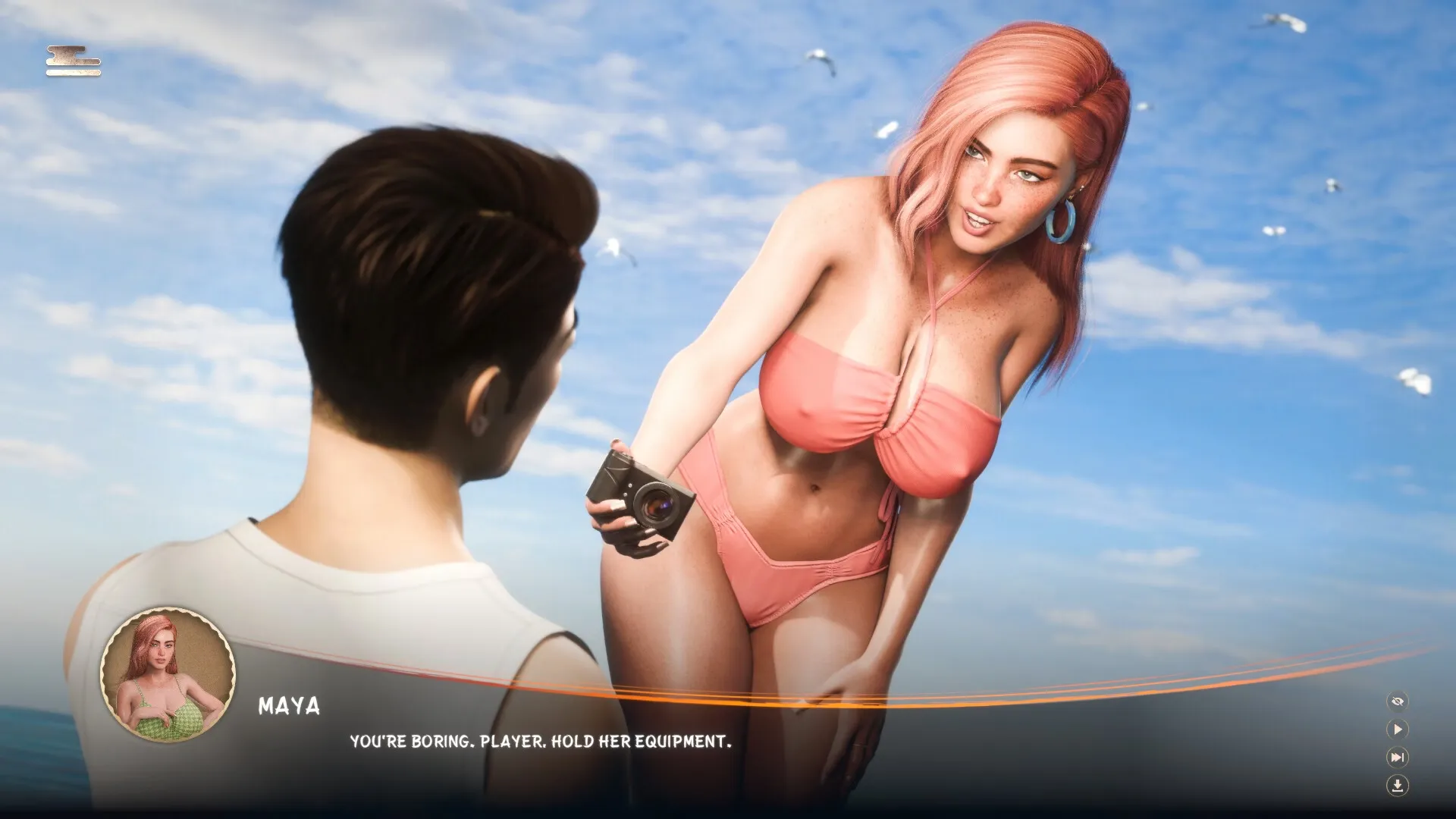 Yokai: Lust Secret gameplay screenshot 6 (Ren'Py adult game) by Lewd Star – free download