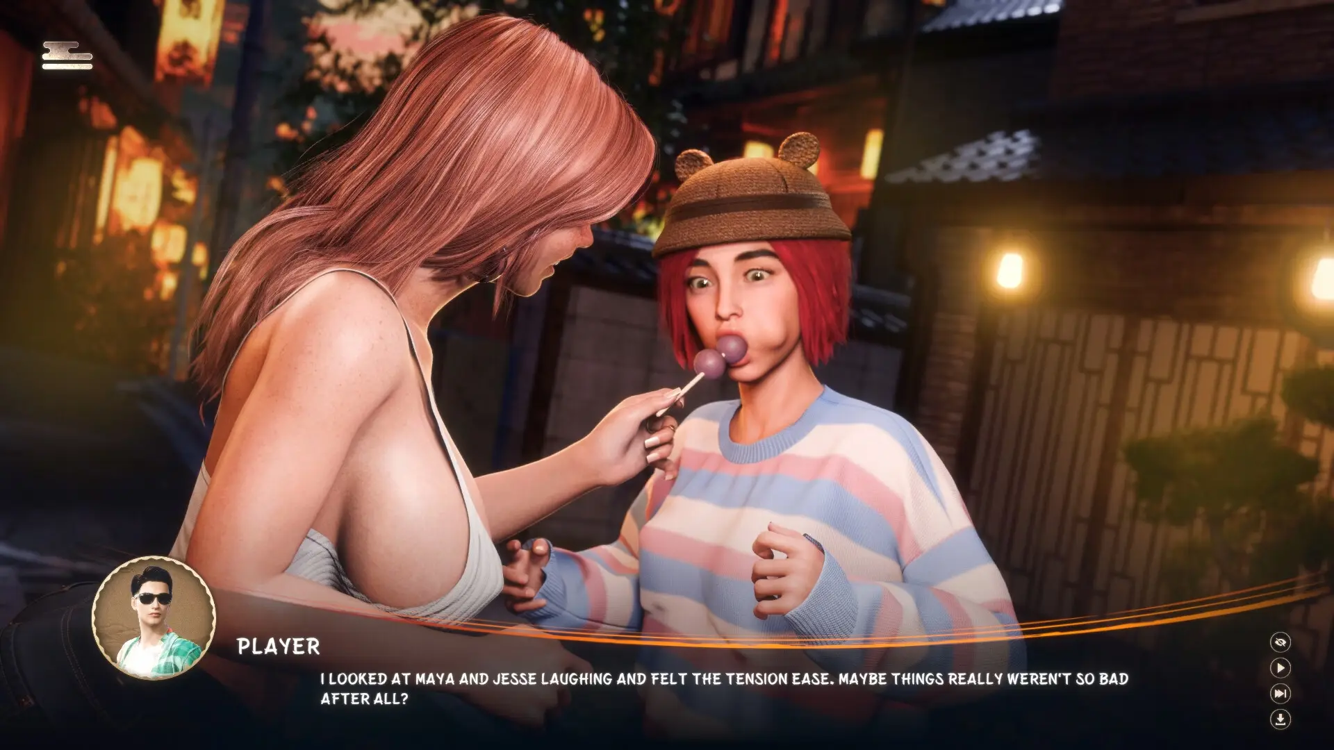 Yokai: Lust Secret gameplay screenshot 18 (Ren'Py adult game) by Lewd Star – free download
